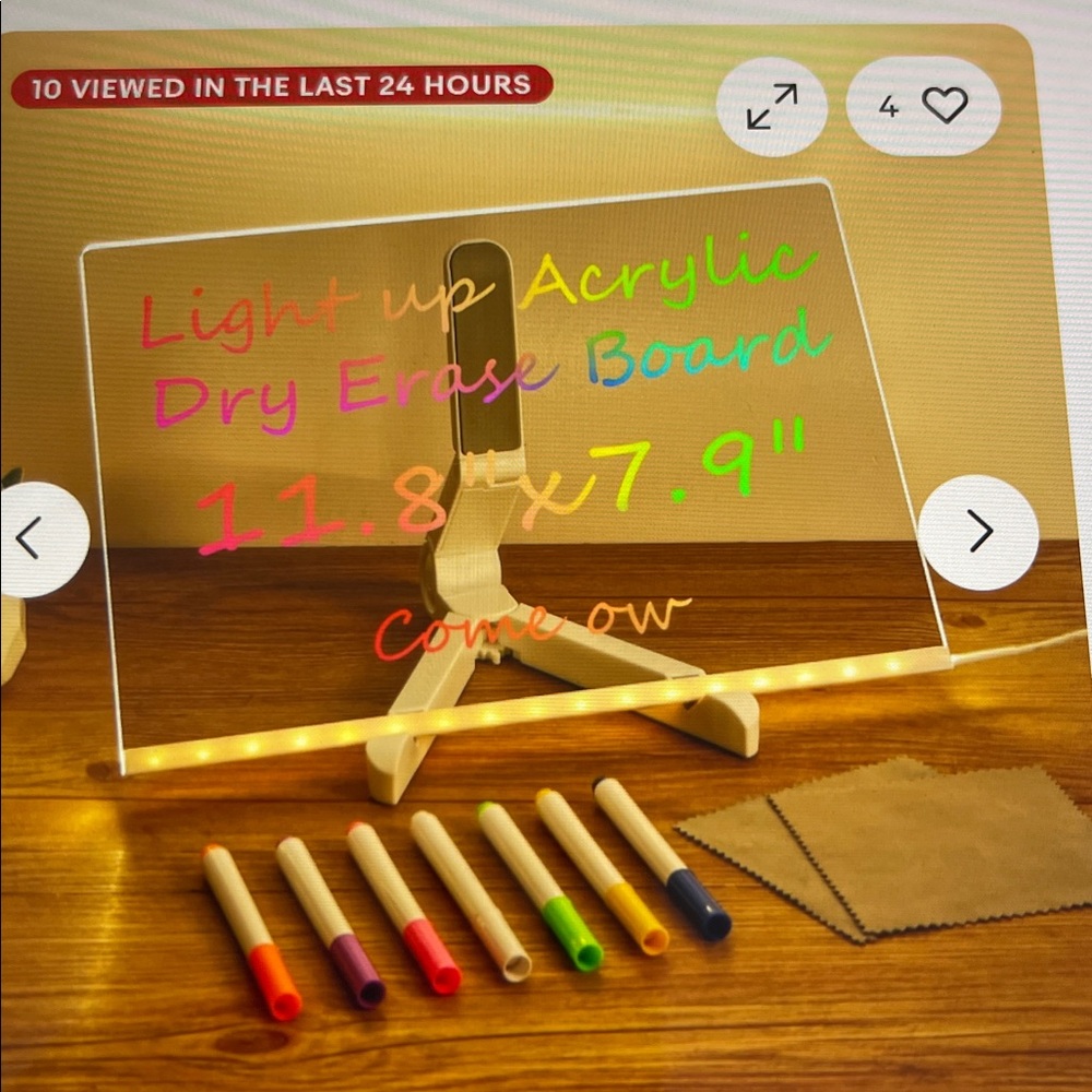Lumbar LED Drawing Board -7 Colors Cosmody